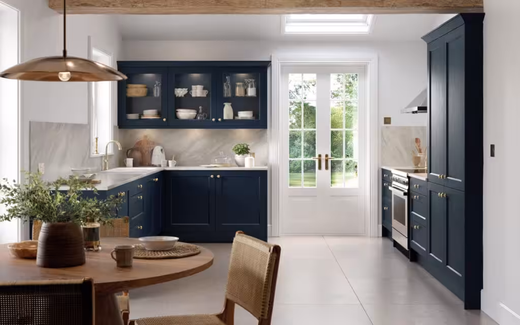 Recent Projects | The January Sale Event Richmond-Paint-Flow-Matt-Indigo-Blue-Kitchen