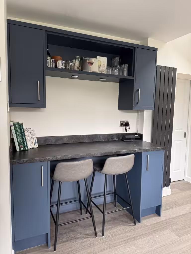 Recent Projects | Dreaming of a Blue Christmas: A Stunning Colonial Blue Modern Kitchen Recent Projects | Dreaming of a Blue Christmas: A Stunning Colonial Blue Modern Kitchen