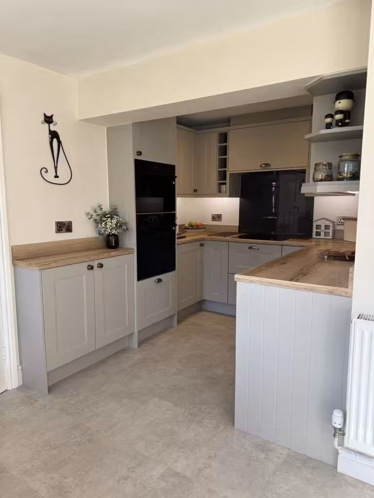 Recent Projects | A Stunning Made to Measure Kitchen in Matt Pebble – Designed, Supplied & Installed by Tefore Recent Projects | A Stunning Made to Measure Kitchen in Matt Pebble – Designed, Supplied & Installed by Tefore