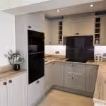 A Stunning Made to Measure Kitchen in Matt Pebble – Designed, Supplied & Installed by Tefore