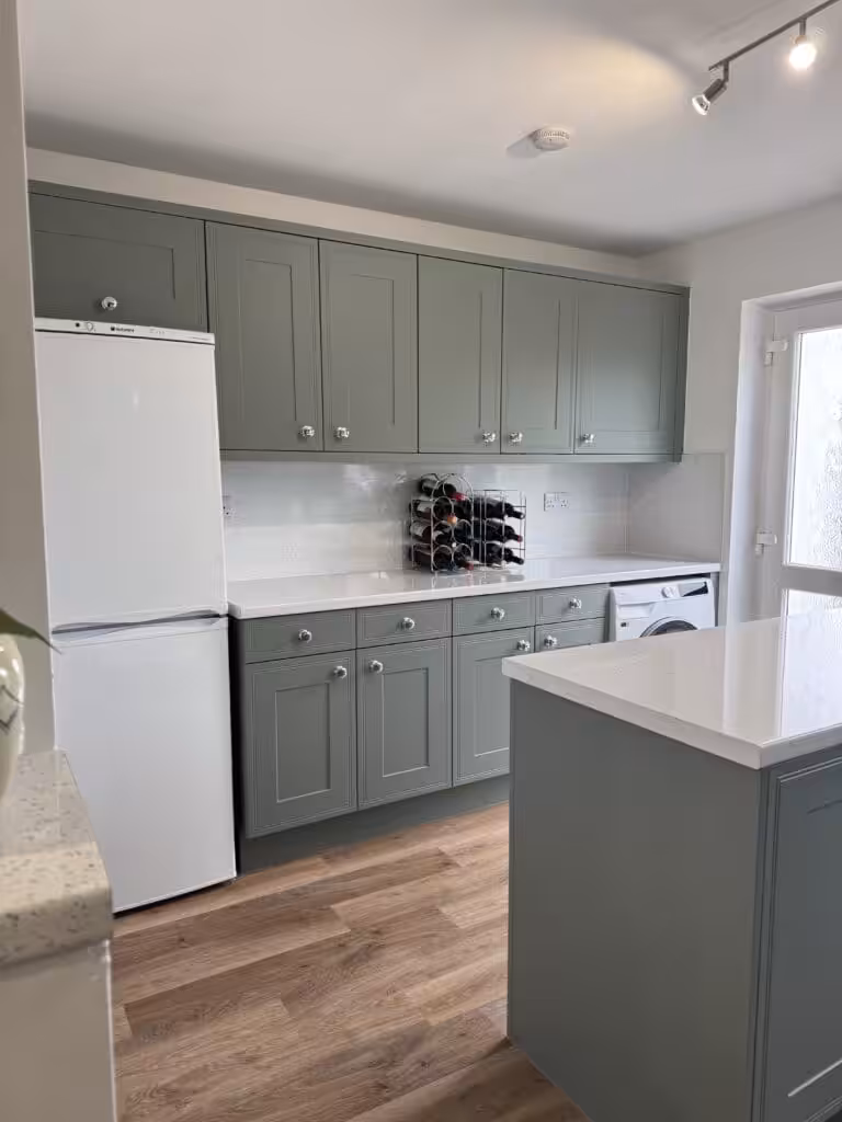 Recent Projects | Transforming a Tired Kitchen into a Modern Sage Green Fitted Kitchen Recent Projects | Transforming a Tired Kitchen into a Modern Sage Green Fitted Kitchen