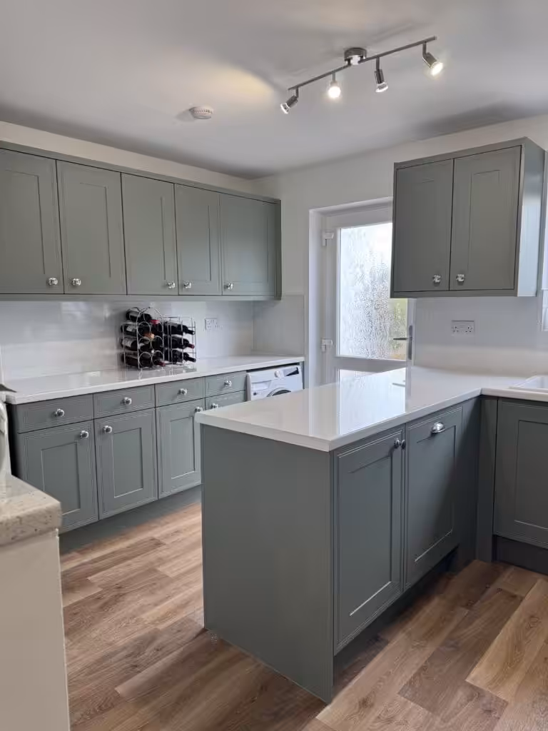 Recent Projects | Transforming a Tired Kitchen into a Modern Sage Green Fitted Kitchen Recent Projects | Transforming a Tired Kitchen into a Modern Sage Green Fitted Kitchen