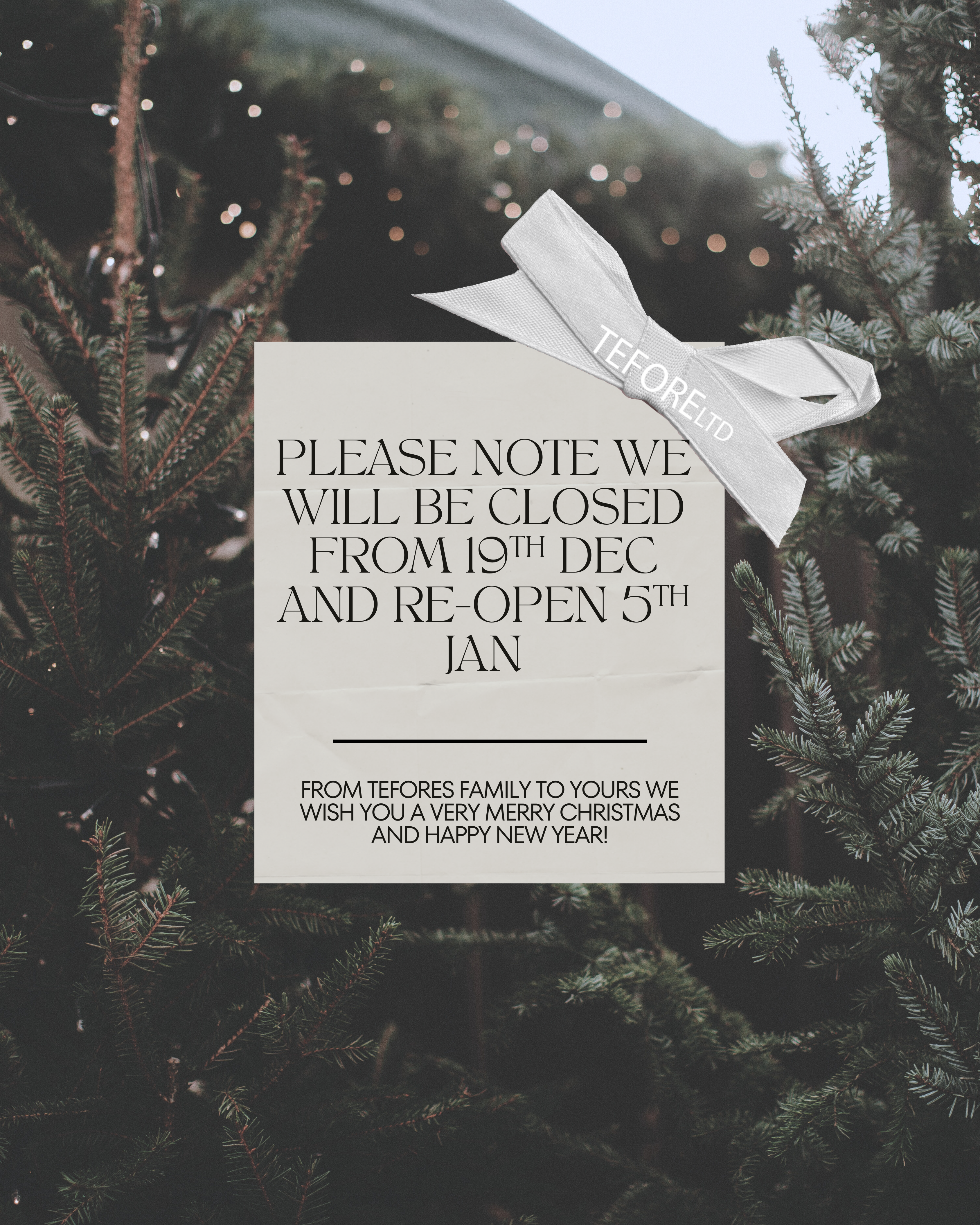 Recent Projects | A Christmas Thank You & Exciting Things Coming in 2026 at Tefore Kitchens & Bedrooms